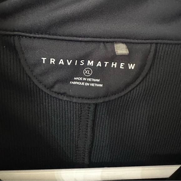 Travis Mathew Midline Zip Polo Tank, XL - Picture 4 of 4